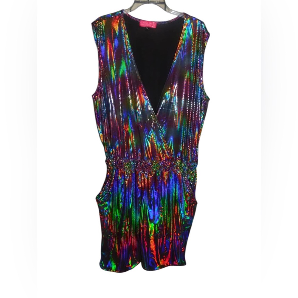 Iridescent Multi-Color Romper - Picture 3 of 4